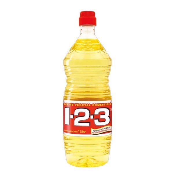 Aceite vegetal 1-2-3 1 lt